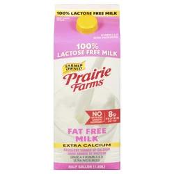 Prairie Farms Lactose Free Skim With Calcium