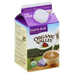 Organic Valley Half And Half Ultra Pasteurized Cream