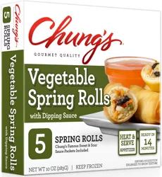 Chung's All Natural Vegetable Spring Rolls