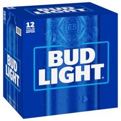 Bud Light Beer, 12 Pack Beer, 16 FL OZ Bottles
