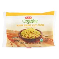 H-E-B Organics Super Sweet Cut Corn, Steamable