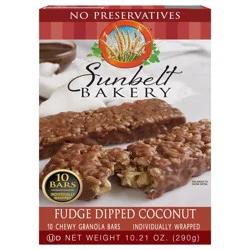 Sunbelt Bakery Fudge Dipped Coconut Granola Bars 10ct