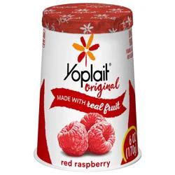 Yoplait Original Red Raspberry Low Fat Yogurt, 6 OZ Yogurt Cup