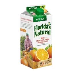 Florida's Natural No Pulp Orange Juice