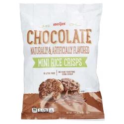 Meijer Rice Chocolate Flavored Crisps