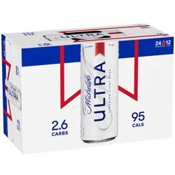 Michelob ULTRA Light Beer, 24 Pack Beer, 12 FL OZ Cans