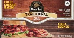 Boar's Head Traditional Fully Cooked Bacon 2 Pouches