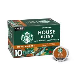 Starbucks K-Cup Coffee Pods—Medium Roast Coffee—House Blend—100% Arabica