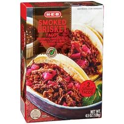 H-E-B Select Ingredients Smoked Brisket Tacos