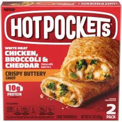 Hot Pockets Chicken, Broccoli & Cheddar Crispy Buttery Crust Frozen Snacks