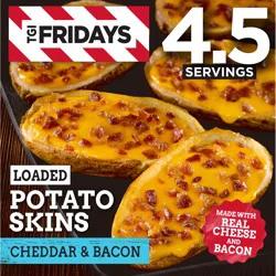 T.G.I. Friday's Loaded Cheddar & Bacon Potato Skins Frozen Snacks - 13.5oz