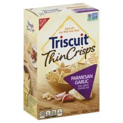 Nabisco Triscuit Thin Crisps Parmesan Garlic Crackers