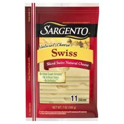 Sargento Cheese Natural Swiss Sliced
