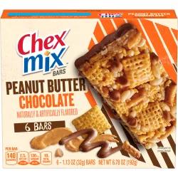Chex Mix Peanut Butter Chocolate Treat Bar, 6 Bars