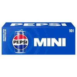 Pepsi Soda Cola7.5 Fl Oz 10 Count