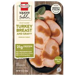 Hormel SQUARE TABLE Sliced Roast Turkey Breast and Gravy