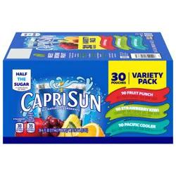 Capri Sun Fruit Punch, Strawberry Kiwi and Pacific Cooler Flavored Juice Drink Blend Variety Pack Pouches