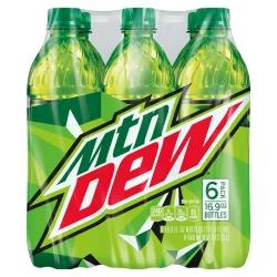 Mountain Dew 6 Pack Soda 6 ea
