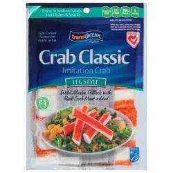 Trans-Ocean Crab Classic Leg Style Imitation Crab 14 oz