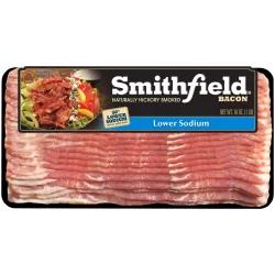 Smithfield Naturally Hickory Smoked Lower Sodium Bacon