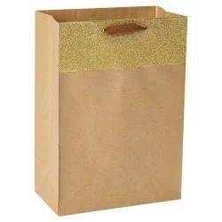 American Greetings Kraft Gold Gift Bag