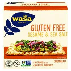 Wasa Gluten Free Sesame Sea Salt Crispbread