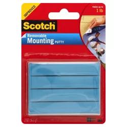 Scotch Mounting Putty, Removable, Blue