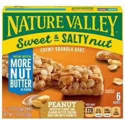 Nature Valley Sweet & Salty Nut Peanut Chewy Granola Bars 6 ea