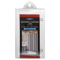 Royal Crest Shower Curtain Liner - White
