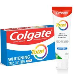 Colgate Total Whitening Paste Toothpaste - 4.8oz/2pk