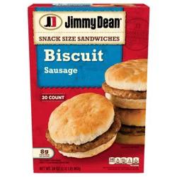 Jimmy Dean Snack Size Sandwiches Sausage Biscuit