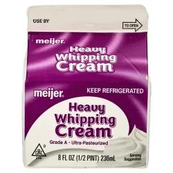Meijer Fresh Whipping Cream