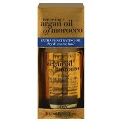 OGX Extra Strength Renewing Moroccan Argan Oil Penetrating Hair Oil Serum- 3.3 fl oz