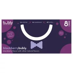 Bubly Sparkling Water Blackberry 12 Fl Oz 8 Count Cans