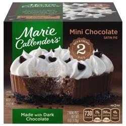 Marie Callender's Mini Chocolate Satin Pie