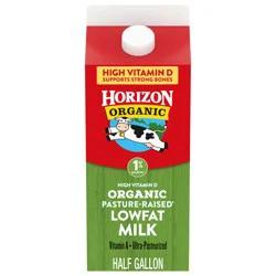 Horizon Organic 1% Lowfat High Vitamin D Milk, Half Gallon
