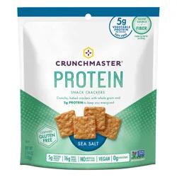 Crunchmaster Protein Snack Crackers Sea Salt