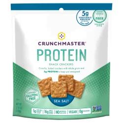 Crunchmaster Sea Salt Protein Snack Crackers