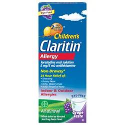 Claritin Childrens Allergy Grape-flavored Syrup