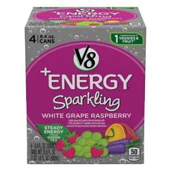 V8 +Energy Sparkling White Grape Raspberry