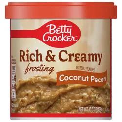 Betty Crocker Gluten Free Rich & Creamy Coconut Pecan Frosting, 15.5 oz.