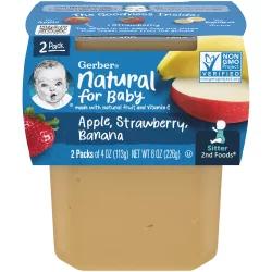 Gerber 2nd Sitter Foods Apple Strawberry Banana Baby Food