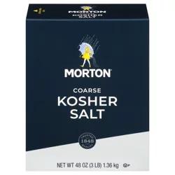 Morton Coarse Kosher Salt  – For Everyday Cooking, Grilling, Brining, and as a Margarita Salt Rimmer, 3 LB Box