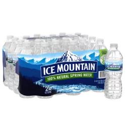 Ice Mountain 100% Natural Spring Water Plastic Bottle