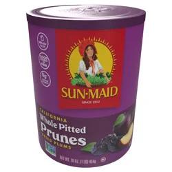 Sun-Maid California Whole Pitted Prunes 16oz Resealable Canister