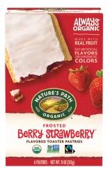 Nature's Path Organic Toaster Pastries Frosted Berry Strawberry