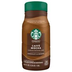 Starbucks Caffe Mocha Iced Espresso Bottled Coffee Drink, 40 Fl Oz