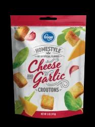 Kroger Homestyle Cheese & Garlic Croutons