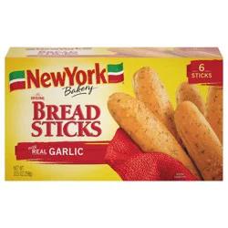 New York Bakery Frozen Breadsticks with Garlic - 10oz