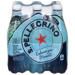 S.Pellegrino Sparkling Natural Mineral Water, 6 Pack of Plastic Bottles